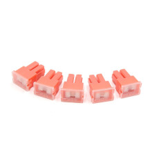 Universal Car 30A 32V PAL Female Push Low Profile Fuses Pink 5pcs