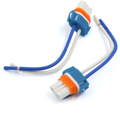 9145 H10 9005 HB3 Wire Socket Headlight Lamp Bulb Connector Adaptor 2pcs