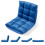 Folding Floor Chair, 14-Position Backrest, Blue 1