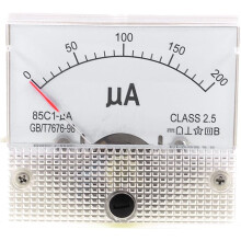 Analog Current Panel Meter with Pulse DC 0-200uA 10uA 85C1 for Automotive Circuit Testing Ampere Tester Gauge