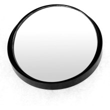 1.9" Dia Universal Car Wide Angle Round Rearview Blind Spot Mirror Black
