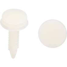 50pcs 7mm Hole Plastic Rivet Car Door Trim Panel Retainer Clip Beige