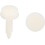 50pcs 7mm Hole Plastic Rivet Car Door Trim Panel Retainer Clip Beige 1