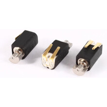 4.4mm x 4.4mm Black Electric 9000-12000RPM Speed Vibration Motor DC3V 3 Pcs