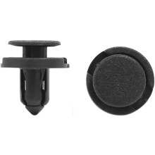 100 Pcs Black Plastic Splash Trim Defender Fastener Mat Clip