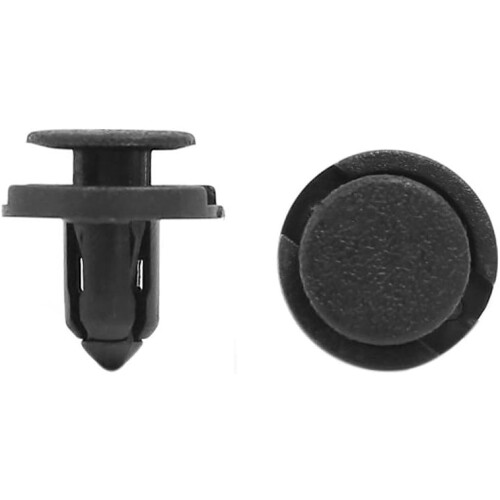 100 Pcs Black Plastic Splash Trim Defender Fastener Mat Clip