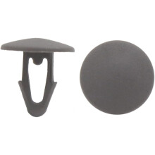 50 Pcs Gray 9mm Hole Bumper Fender Plastic Rivets Fasteners Clips for Car
