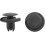 100Pcs Black Plastic Rivets Retainer Clip Bumper Fender 1