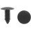 10 Pcs 7.5mm Hole Retainer Clips Plastic Drive Rivets Flaps Bumper Push Clips 1