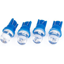 T10 W5W LED Dashboard Panel Gauge Signal Lamp Bulb 4pcs Blue for Auto