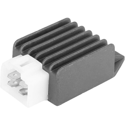 4 Pins Motorcycle Voltage Regulator Rectifier Black
