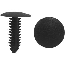 100 Pcs Fit 5.5mm Hole Car Door Plastic Rivet Fastener Trim Panel Retainer Clips Black