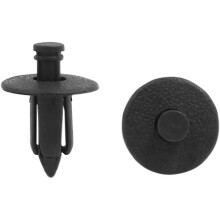 30Pcs Black Plastic Rivet Trim Fastener Clips 7 x 12 x 17mm