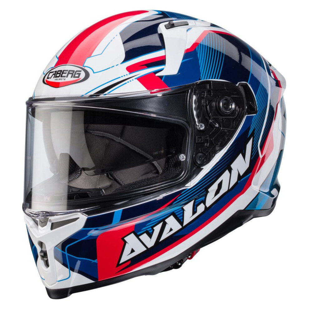(L) Caberg Avalon X Optic White / Blue / Red Blue,White,Red 8002391081745