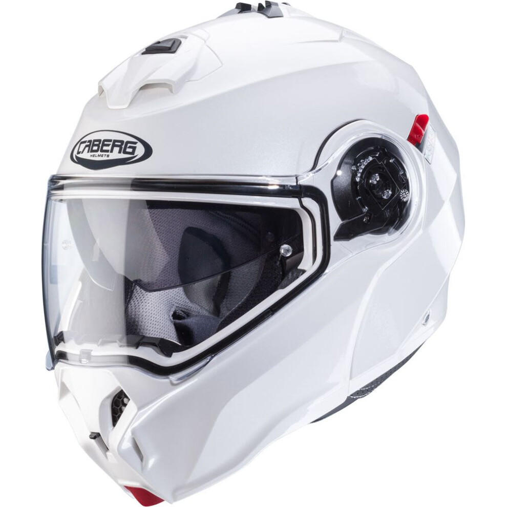 (Xl) Caberg Duke Evo Plain Metal White 8002391082681