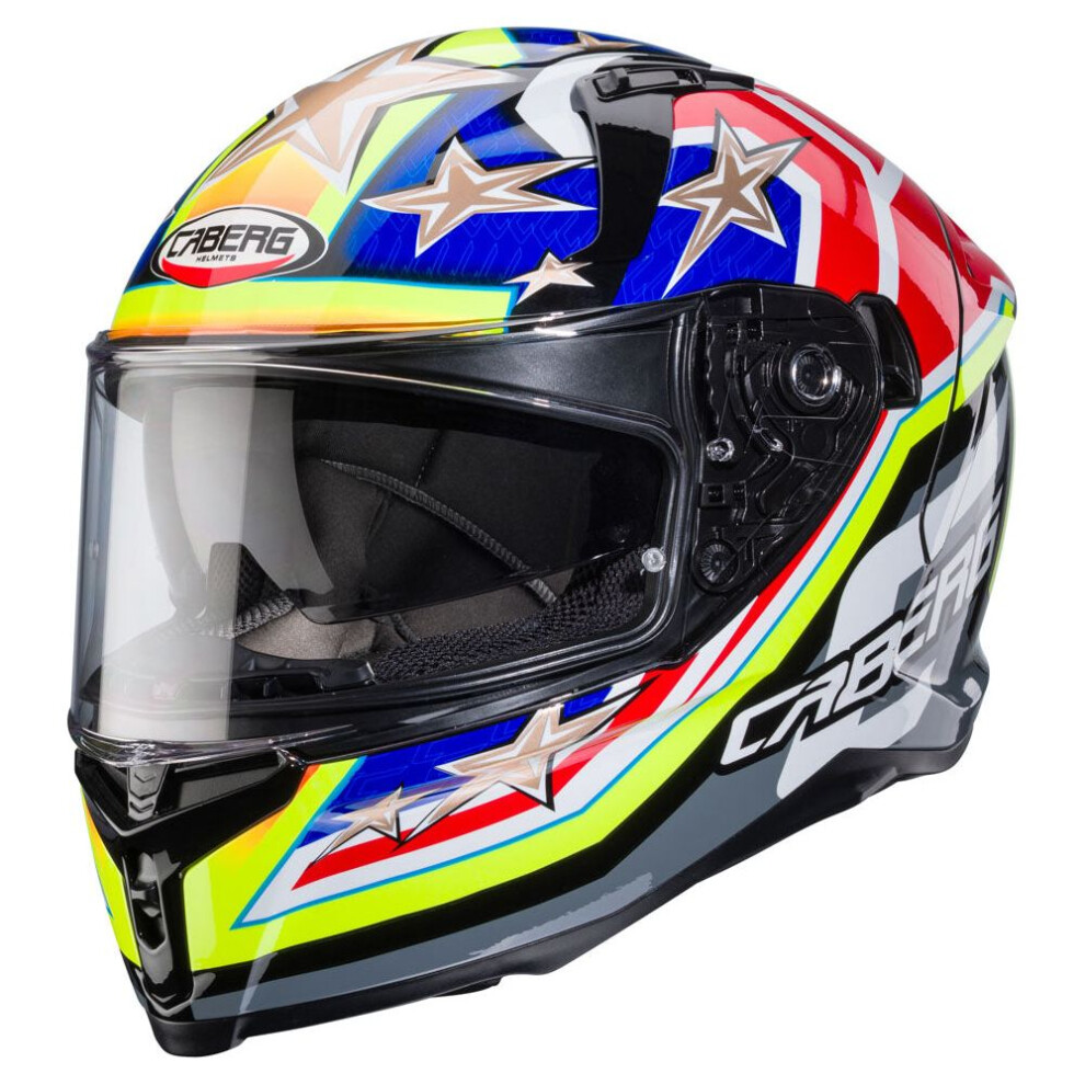 (L) Caberg Avalon X Track Black / Yellow / Red / Blue Blue,Black,Red 8002391081677