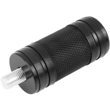 M8 x 1.25 Black Billet Knurled Burst Motorcycle Shifter Peg for Harley Davidson Touring