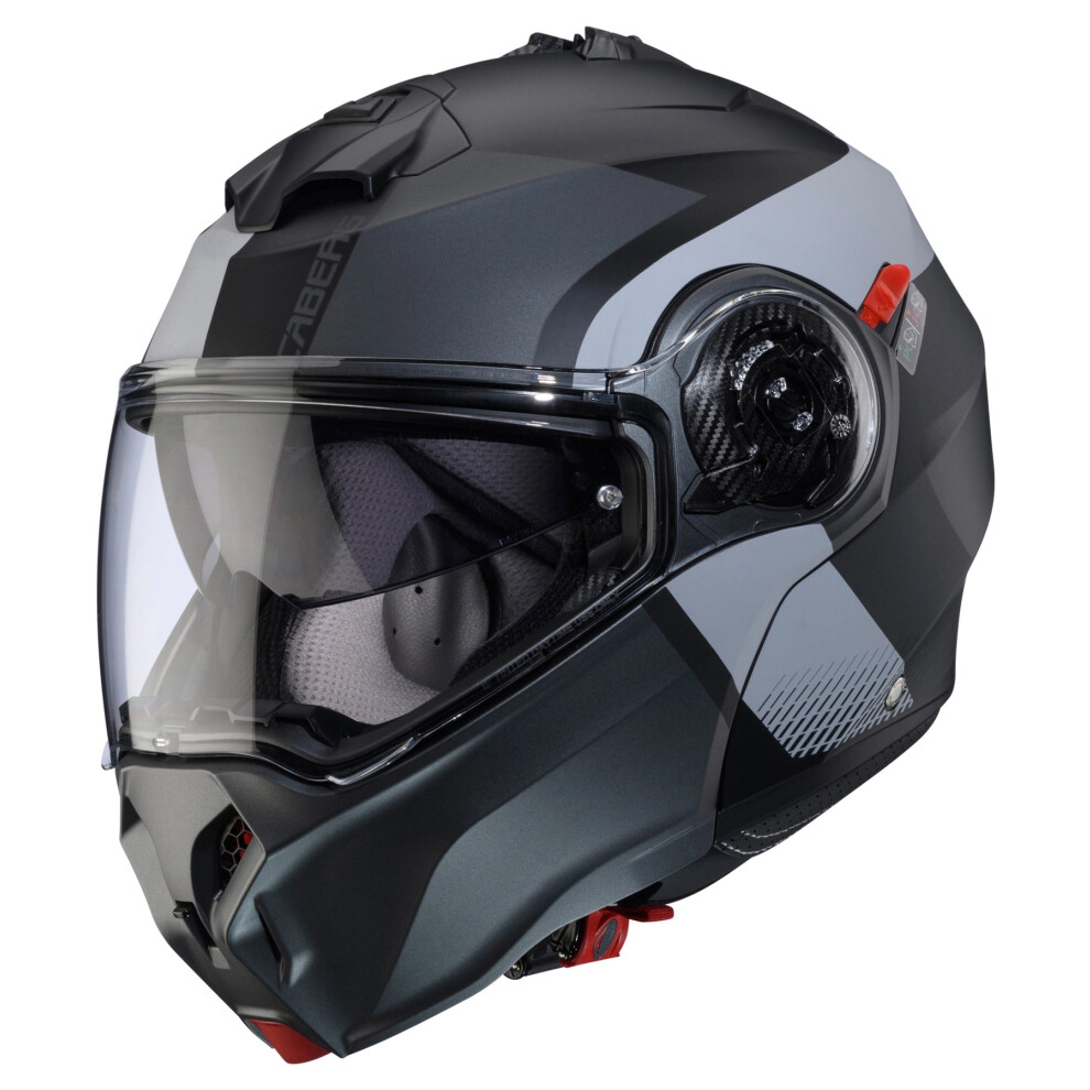 (M) Caberg Duke Evo Indy Matt Black / Gun Metal / Grey Black,Grey 8002391092956