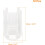 10Pcs Cord End Tips, Nylon Zipper Pull Cord Stopper Drawstrings Ends Cord Lock for Backpack Sneakers Jacket Shoes (20x12mm, Clear) 2