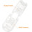 10Pcs Cord End Tips, Nylon Zipper Pull Cord Stopper Drawstrings Ends Cord Lock for Backpack Sneakers Jacket Shoes (20x12mm, Clear) 4