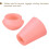 Bell End Stoppers Plastic Cord Rope End Lock Rope Fasteners Toggle Clip with Lid for Drawstring Lanyard Backpack 4