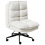 Beliani Office Chair ADDISON Boucle White 5