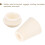Bell End Stoppers Plastic Cord Rope End Lock Rope Fasteners Toggle Clip with Lid for Drawstring Lanyard Backpack 4