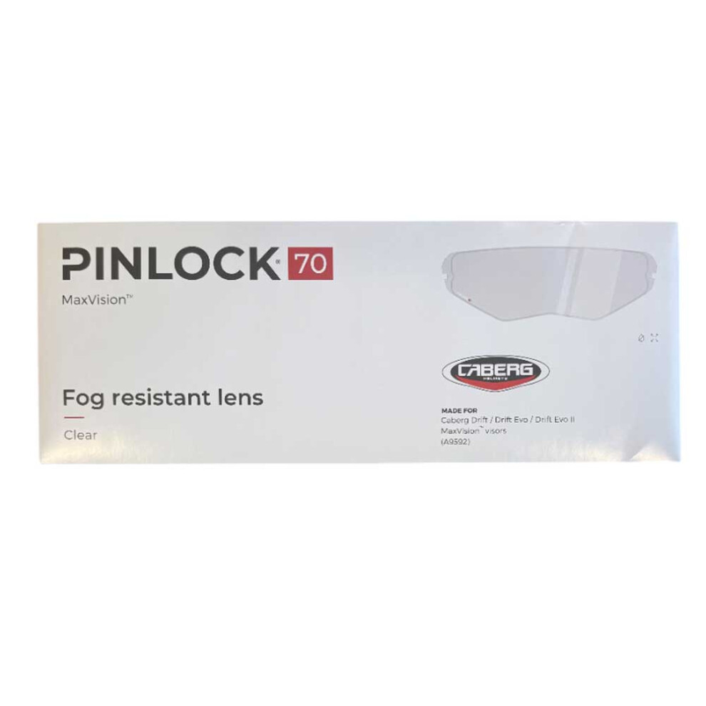 Caberg Drift Evo ll Motorcycle Motorbike Helmet Vision Pinlock Insert Clear - Image 8