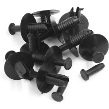 10 Pcs Retainer Clips Plastic Drive Rivets Flaps Bumper Fender Push Clips for BMW