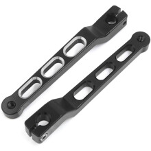 2Pcs Slotted Heel Toe Shift Lever Set for Harley Davidson Tour Glide 1986-2012