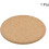 160mm(6.3") Round Coasters 10mm Thick Cork Cup Mat Pad Round Edge 3