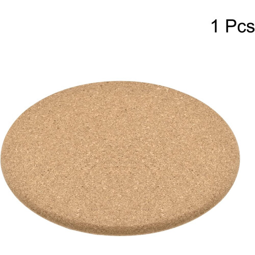 160mm(6.3") Round Coasters 10mm Thick Cork Cup Mat Pad Round Edge 2