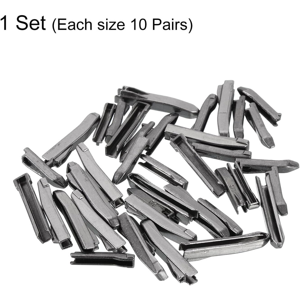 Double Open Zipper Repair Latch Kits, #5#8 Insert Pins for Jacket Coat ...