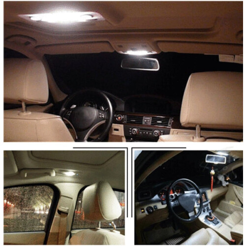 10pcs White LED Map Dome Light Bulb Lamp Interior Package Kit for Honda Civic 2006-2012 2