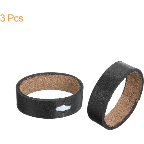 Leather Belt Loop Keepers Ring Buckle Fits Width Belt Strap for DIY Craft Bag Belt Fixing 2