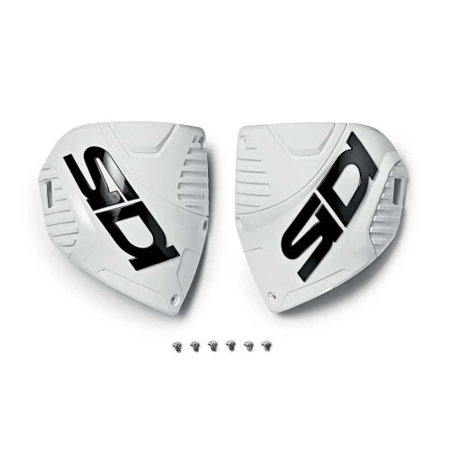 Sidi Crossfire 3 Shin Plate White / White / Black - Pair