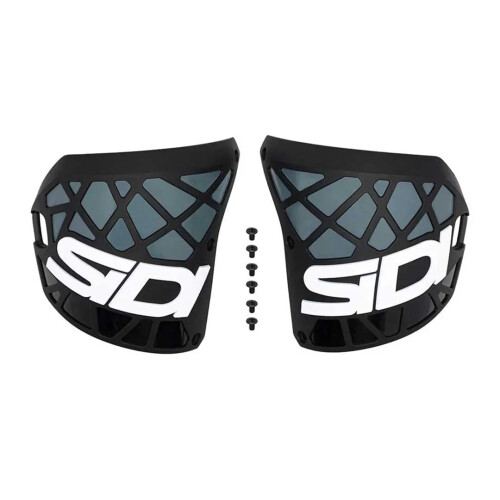 Sidi Crossair X Shin Plate Black / Black / White - Pair