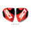Sidi Crossfire 3 Shin Plate Red / Black / White - Pair 1