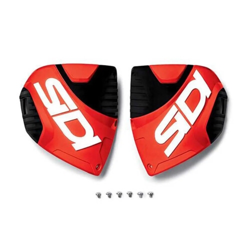 Sidi Crossfire 3 Shin Plate Red / Black / White - Pair