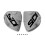 Sidi Crossfire 3 Shin Plate Ash / Ash / Black - Pair 1
