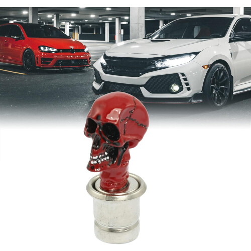 Replacement Decor Auto DC 12V Red Skull Head Style Auto Car Cigarette Lighter Plug Connector Ignition 1