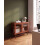 Beliani Glass Display Sideboard DEVON 77 cm Metal Golden Brown 2