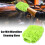 Car Mitt Microfiber Wash Glove Fluorescent Green 2
