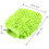 Car Mitt Microfiber Wash Glove Fluorescent Green 3