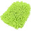 Car Mitt Microfiber Wash Glove Fluorescent Green 5