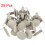 25 Pcs 8mm Car Retainers Plastic Splash Weatherstrip Mat Clip 4
