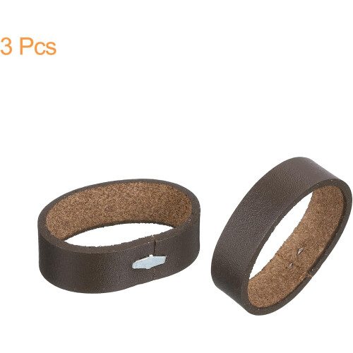 Leather Belt Loop Keepers Ring Buckle Fits Width Belt Strap for DIY Craft Bag Belt Fixing 2