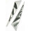 2pcs Triangle Shape Car Air Flow Fender Sticker 2