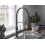 Beliani Kitchen Pull Out Tap ARKHATA Black 2