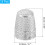 Sewing Thimble Finger Protector, 8 Pcs Metal Finger Shield Ring for Hand Sewing, Craft Accessories DIY Sewing Tools, Silver 2